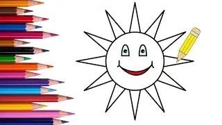 || HOW TO COLOUR A SUN 🌞 || HOW TO MAKE SUN AT HOME || HOW TO MAKE SUN 🌞 ||
