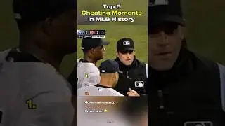 Top 5 Cheating Moments in MLB History ⚾👀 #mlb #mlbhistory #baseball #shorts #ranking #cheatingmlb