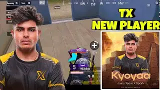 TX New Player Is International Clutcher⚡ | TX New Playing 4 | TX New Player Clutch | TXKyoyaa