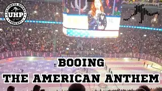 American and Canadian National Anthems at Rogers Arena (Chi at Van)