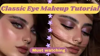 Classic Eye Makeup Tutorial with simple steps for beginners | Arabic eyebrows | Beauty Queen