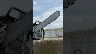 Цепная бензопила по бетону Stihl 😎