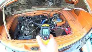 vw t3  1 6D  IR thermometer  Engine Temperature Checking