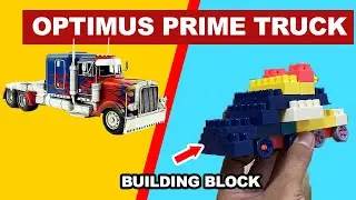Satisfying Optimus Prime Truck Build | Relaxing Building Blocks ASMR