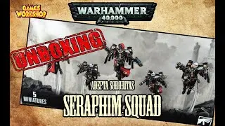Warhammer 40k/ Adepta Sororitas/ Seraphim Squad /Unboxing