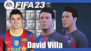 FIFA 23 - Create David Villa Pro Clubs (Face Creation)