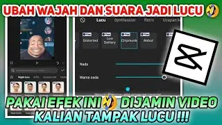 Cara Edit Video Wajah Dan Suara Lucu Di Capcut !!!