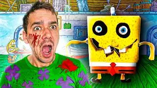 O CLONE DO MAL DO BOB ESPONJA QUASE ME PEGOU (Spongebob's Evil Clone)