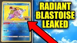 RADIANT BLASTOISE LEAKED ?! NEW SHINY BLASTOISE POKEMON CARD
