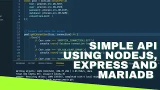 Simple API using NodeJS, Express and MariaDB