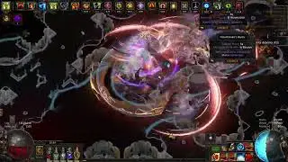 POE 3.24 - COC Reap pathfinder T17 Sanctuary boss rush showcase