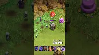 🧹🧛💀witch level 3 vs Builder hut 🔨