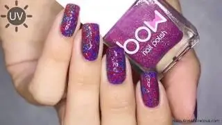 Abstract nail design with thermal uv-polishes / Абстрактный дизайн с солнечными термо-лаками