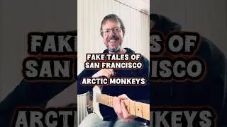 &lsquo;Fake Tales Of San Francisco&rsquo; by Arctic Monkeys. 20-second guitar challenge! 🎸 How to play the riff