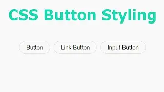 How To Create A HTML CSS Buttons Styling Only HTML And CSS | HTML And CSS Tutorial | Easy Webcode