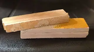 🌸🌺 YELLOW COATED BAR WHITE CHIPS CLEANING VIDEO FULL SATISFACTION 💥EARTHY SLATE ITEMS ASMR SLATE 🩶