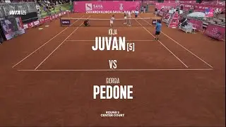 Kaja Juvan (SLO) vs Giorgia Pedone (ITA) -  Game, Set and Match Point
