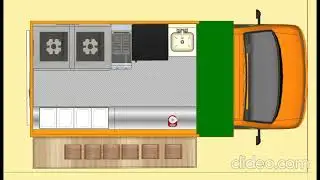 FOOD TRUCK DESIGN, 3D MODEL & WALKTHROUGH- 30 PERCENT SUBMISSION
