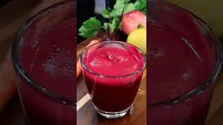 Red Beet Detox Juice to Reduce Blood Pressure Liver Function Weight Loss #shorts