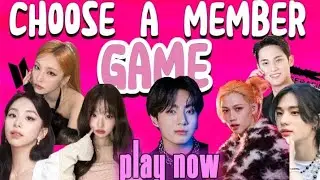 CHOOSE A MEMBER GAME |#kpop #bts #straykids #txt #twice #blackpink #enhypen #seventeen #babymonster