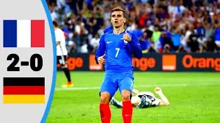 Франция 2 &times; 0 Германия | Расширенный обзор и голы (Евро-2016)