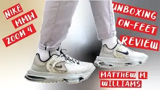 MATTHEW M WILLIAMS NIKE ZOOM 4 MMW ON FEET, UNBOXING, REVIEW!