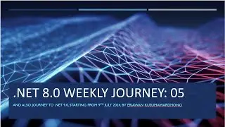 DOTNET Weekly 2024: EPISODE 05,  gentle intro to Project system in .NET SDK