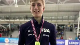 Fastest man on ice is Jordan Stolz