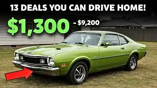 Доступные цены: 13 классических автомобилей по цене от 1300 до 9200 долларов!