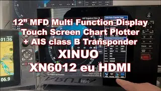 XINUO XN6012 MFD AIS class B transponder chartplotter UNBOXING