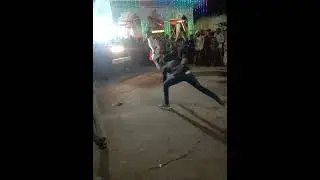 Single boy hand ✨rolling perform l Navratri special 😈✔️akhara in khurai l #khurai #navratrispecial