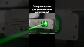 Лазерная пушка для уничтожения насекомых!