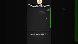 Auto-compose any EXR multilayer files in Blender! #blendercourse #blendertraining