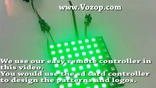 8cm*8cm 64 LEDs WS2812B Rigid Digital RGB LED Matrix Panel Light 5V