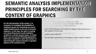 37. Semantic Analysis Methods Usage for the Implementation of Systems of Graphic Objects Content