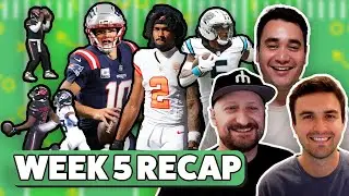 Week 5 Recap: Drake & Josh, Baker Beats Darnold, Dumb Fumbles, Sad Herbert, and Eric Collins Returns