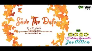 WEDDING ROMANTIC INVITATION TITLE 2020 PROJECT I #editbox