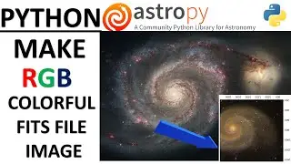 Astropy Python for Astronomy Handling FITS files |  RGB IMAGE FROM FITS FILE PYTHON ASTROPY|