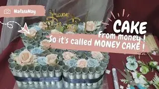 CARA MUDAH MEMBUAT MONEY CAKE ANGKA | TUTORIAL MONEY CAKE ANGKA | DIY MONEY CAKE