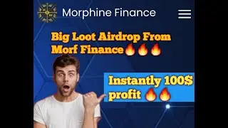 10000 MORF Per Account || 100$ Profit Big Loot  🤑🤑🤑🤑🤑 And Per Refer  $10 💥💥💥