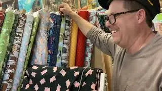 Shopping at fabric outlet #viral #handmade #foryou #fancygapva