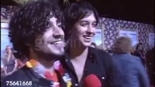 Julian Casablancas and Fabrizio Moretti of The Strokes 50 First Dates premiere
