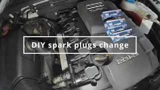 Easy DIY spark plugs replacement TFSI 