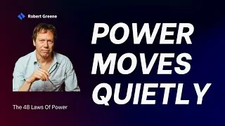 Win Through Your Actions, Never Through Argument.(9th Law of Power by Robert Greene)