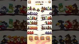 Bird Sort 2: Color Puzzle Level 76 #games #gaming #gameplay
