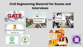 Study material for Civil Engineering students  || Free download || GATE || IES