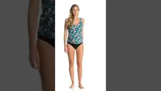 Prego Maternity Swimwear Floral Posh Tankini Set | SwimOutlet.com