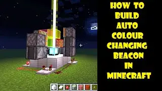 How to build Rainbow ARGB beacon in Minecraft- easy tutorial