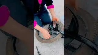 Bike puncture solution How to change the Tyres tube without open the wheel