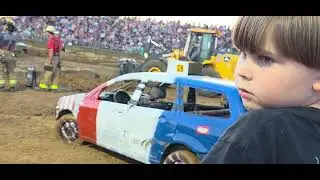 2025 Frederick county Fair demo derby full size light weld v8s 